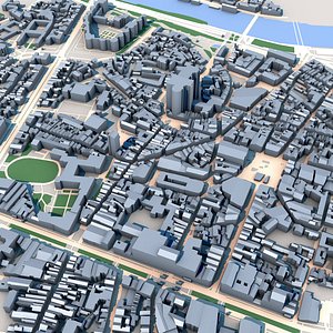 3D Cathedrale Saint-Maurice dAngers France model