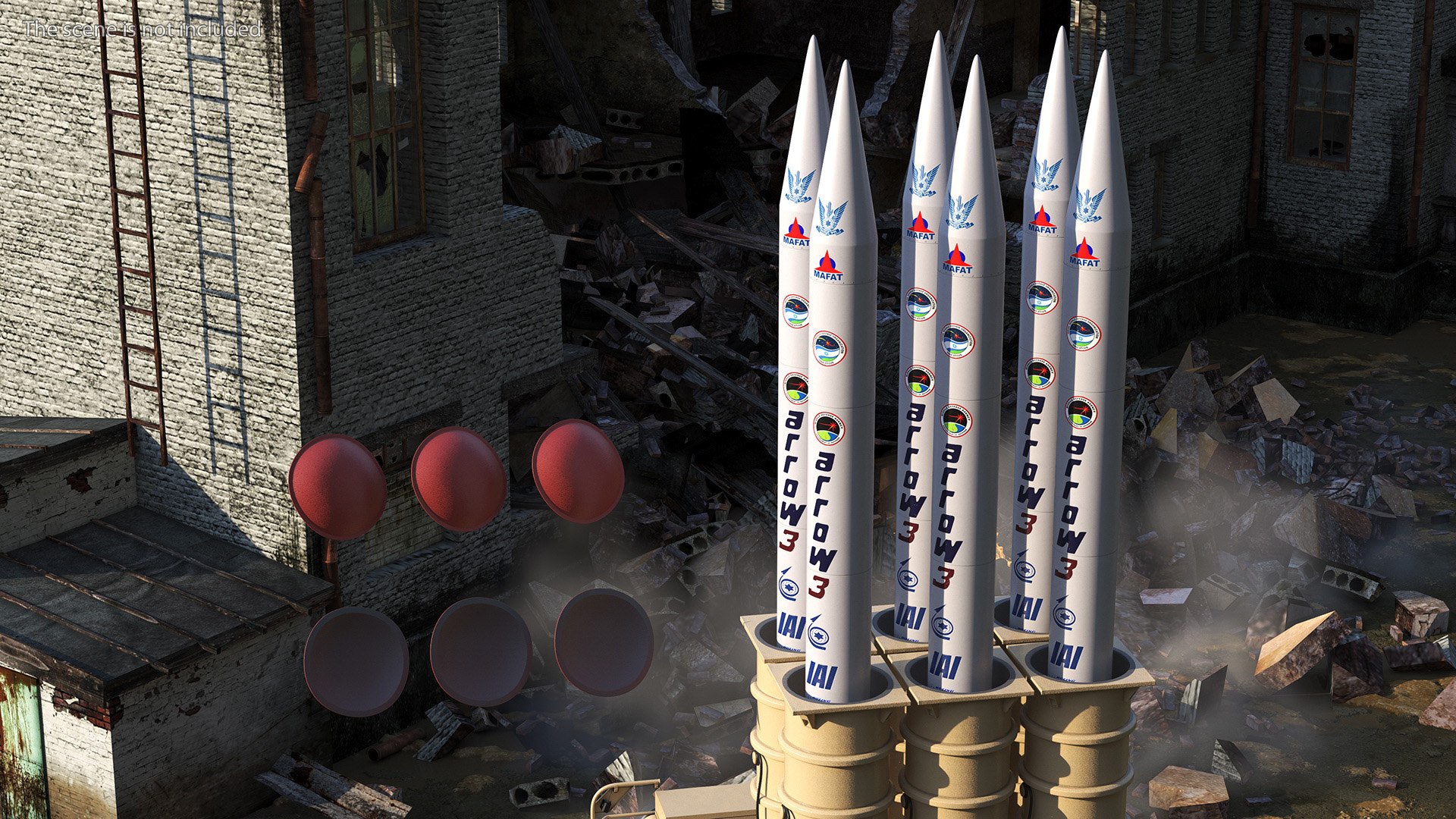 Israels Arrow-3 Missile Defense System Rigged 3D model https://p.turbosquid.com/ts-thumb/6g/CTnmPc/lC/israelsarrow3missiledefensesystemriggedmb3dmodel012/jpg/1705651131/1920x1080/fit_q87/9aeb608deb509f2961f2691837389484c6f65f5a/israelsarrow3missiledefensesystemriggedmb3dmodel012.jpg