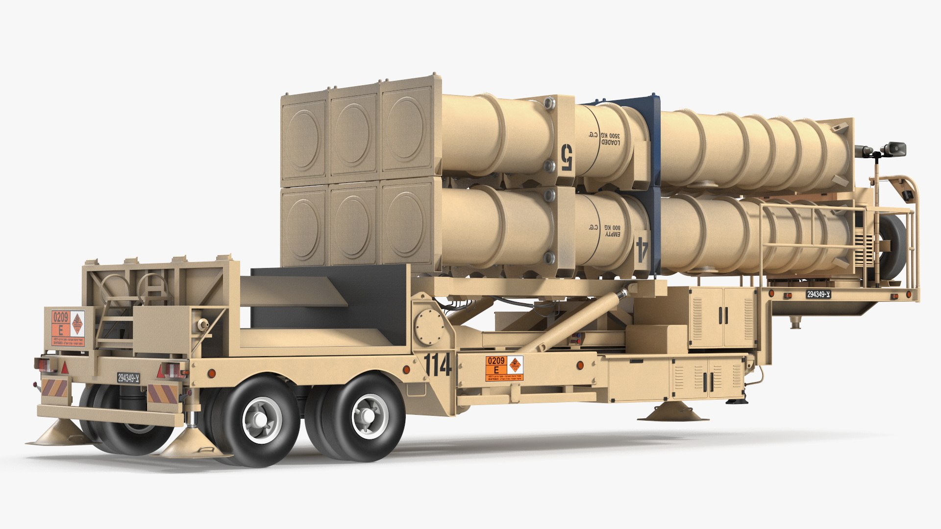 Israels Arrow-3 Missile Defense System Rigged 3D model https://p.turbosquid.com/ts-thumb/6g/CTnmPc/ou/israelsarrow3missiledefensesystemriggedmb3dmodel022/jpg/1705651175/1920x1080/fit_q87/4d16b26f4feb1b2cfa374c2d5fe52758bbd5bf0c/israelsarrow3missiledefensesystemriggedmb3dmodel022.jpg