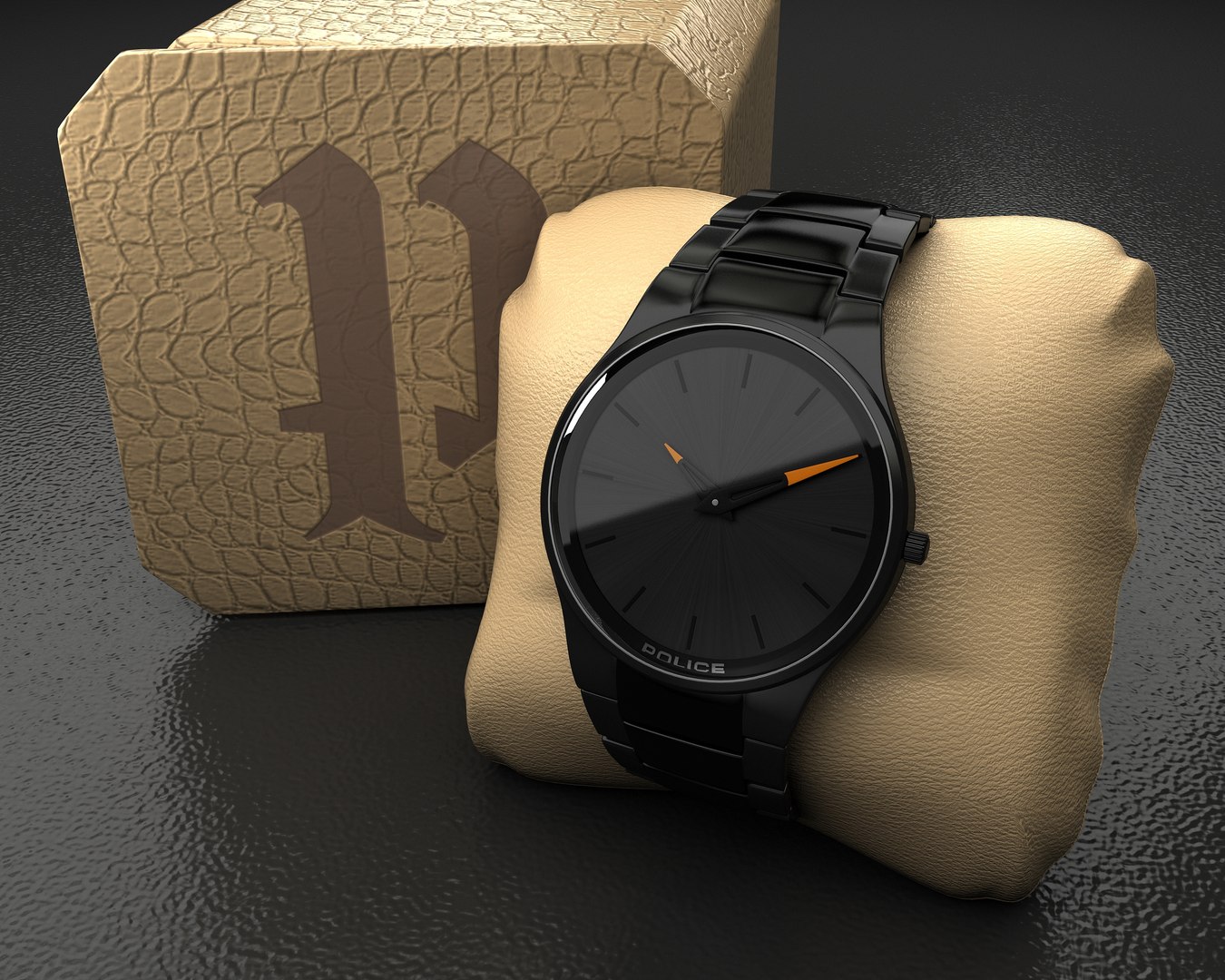 3d Black Horizon Watch Police