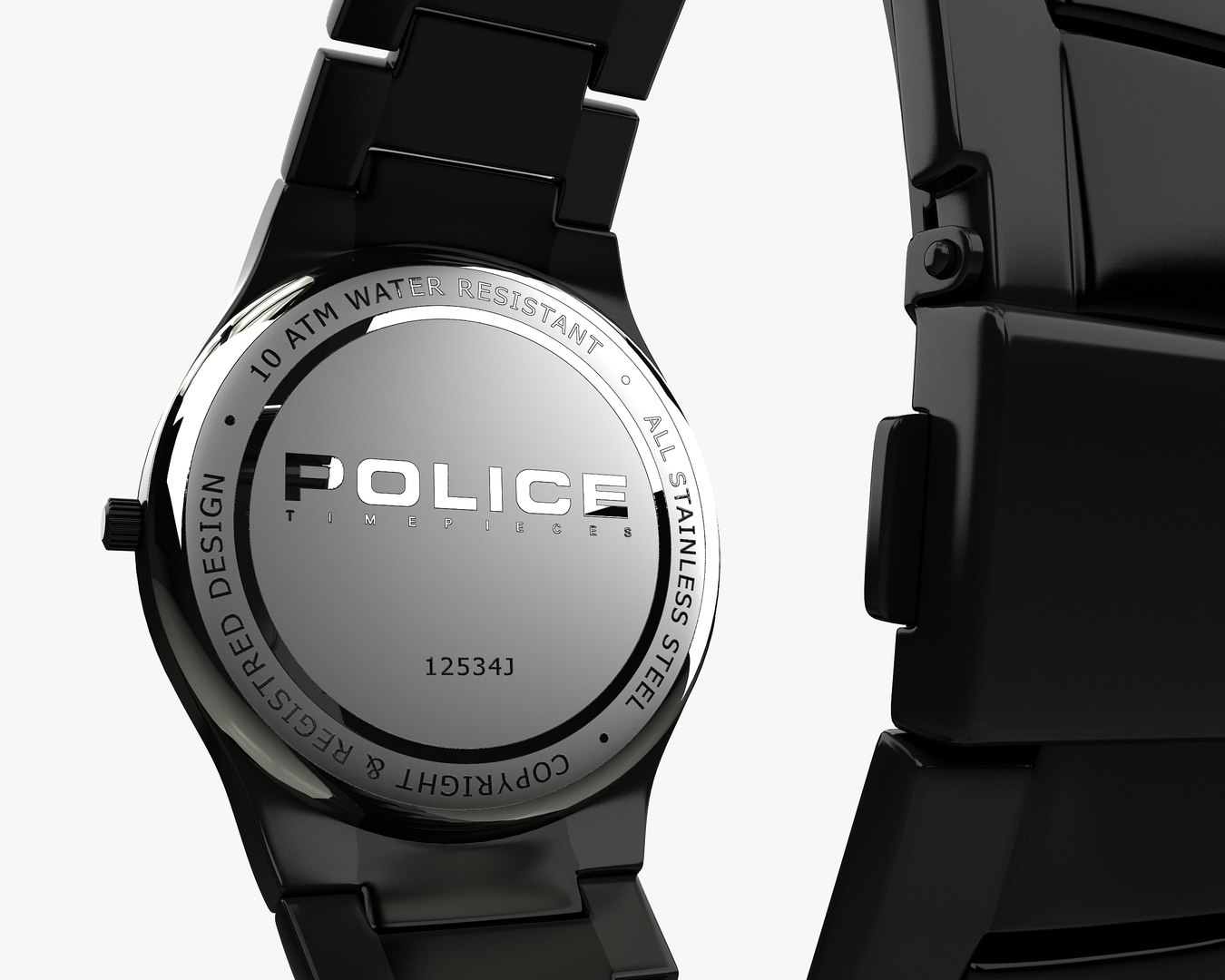 Police horizon hotsell watch black price