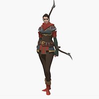 Classic RPG Style 02 Leona Thief  Warrior  Archer  Assassin