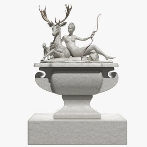 3d model fontaine diane