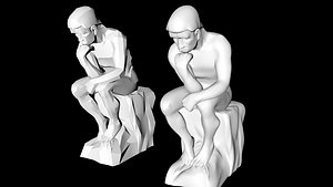 rodin s thinker 3D model