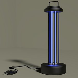 3D model ultraviolet germicidal antibacterial lamp