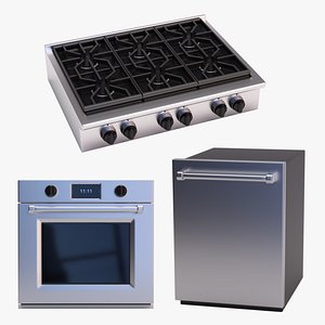 Kitchen Appliances 3D model