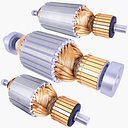 Professionelles 3er-Set Elektromotorrotoren v6