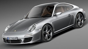porsche 911 carrera 997 3d model