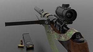 MP 28 ww2 weapon Fps-Tps 3D model