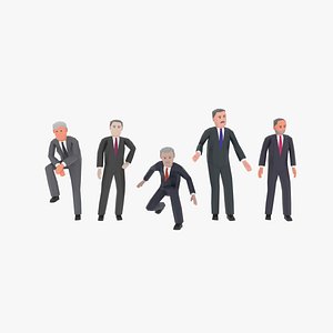 3D politicians model
