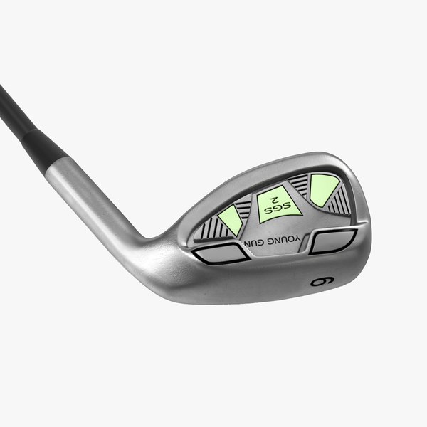 3d 9 iron golf club