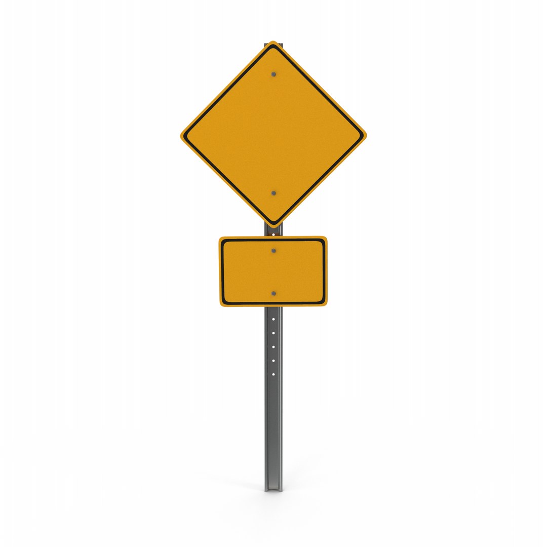 Road Sign 3d Model - Turbosquid 2005977