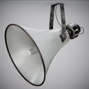 Military Horn Speaker Siren 3D model