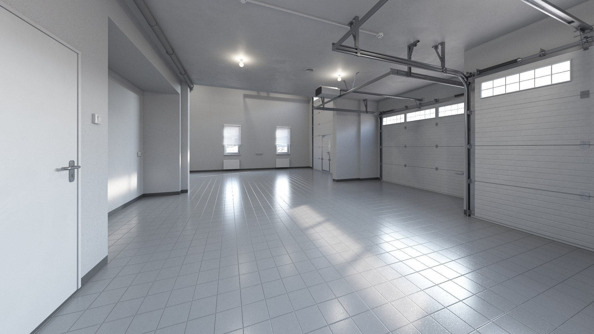Big Home Garage Base Interior V2 Vray Model - TurboSquid 2155285