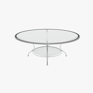 table iron coffee 3D model