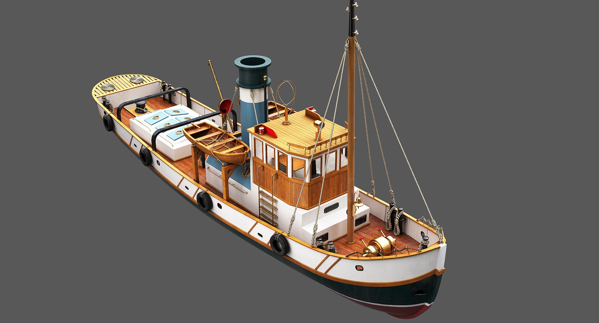 Boat Tugboat 3D - TurboSquid 1701234