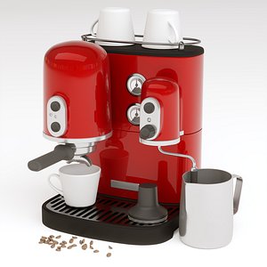 Small Kitchen Coffee Machine with Grinder