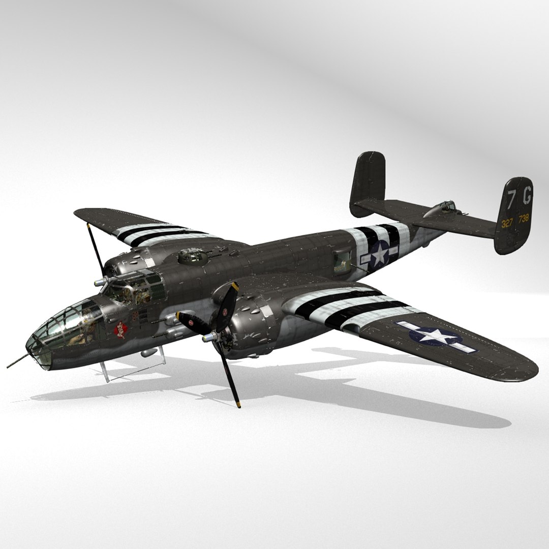 3d b25 michell bomber wwii aircraft https://p.turbosquid.com/ts-thumb/6h/1OFVPV/tt1XJsr9/b25pic2/jpg/1322888219/1920x1080/fit_q87/4eac340867066799e31f9b39b98c0690a646b208/b25pic2.jpg