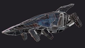 Sci Fi Hover Bike