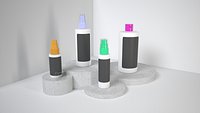 Plastic bottle set