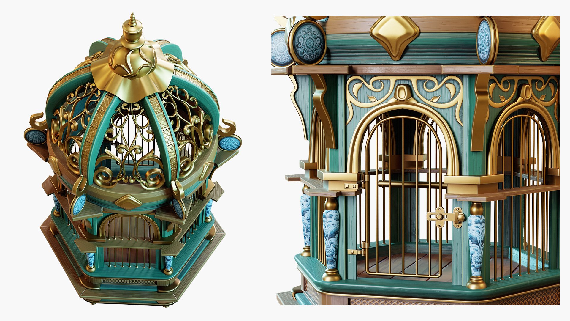 Birdcage Fancy 3D https://p.turbosquid.com/ts-thumb/6h/75GAnQ/Bl/birdcage01_02/jpg/1706014484/1920x1080/fit_q87/651bda77371b2a7ad6874f78bd07c9b6e78b8caa/birdcage01_02.jpg