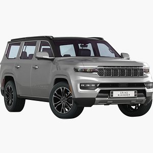 3D Jeep Grand Wagoneer 2022 With interior model
