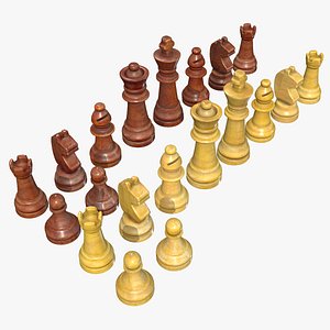 Chess Figures 01 - Optimized Scan 3D model