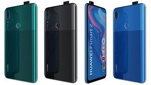 3D Huawei P Smart Z And Smart Pro 2019 model