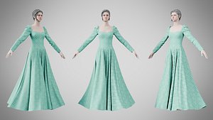 Dress 40 Cyan