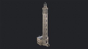 3D Lighthouse Low-poly model