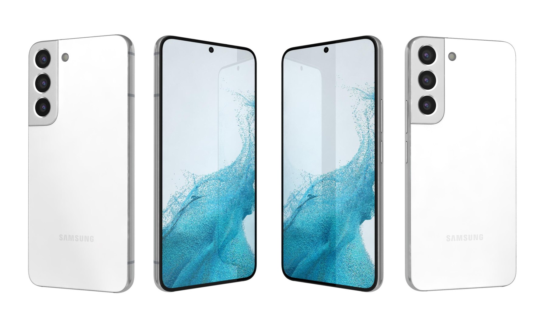 Samsung Galaxy S22 Plus White 3D Model - TurboSquid 1879775