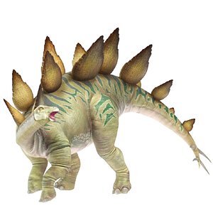 Stegosaurus Dinosaur Realistic 3D