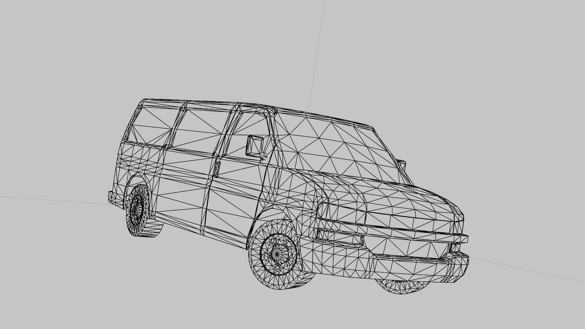 3D Stylized Lowpoly Chevrolet Express - Game Ready - TurboSquid 2537966