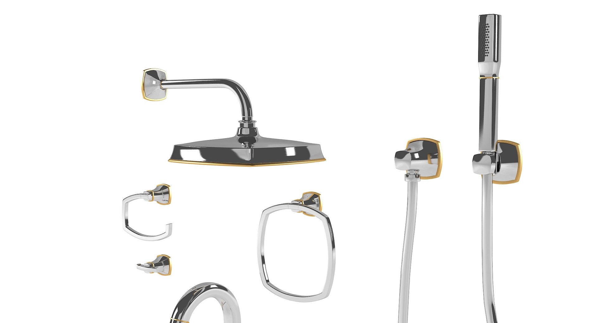 Grohe Grandera Bathroom 3d Model
