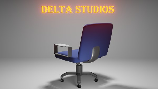 Stylized modern 3D office chair in blender 3D model - TurboSquid 2040781