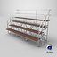 3D Bleacher model