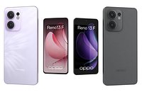 Oppo Reno13 F 4G Graphite Grey And Plume Purple Low Poly