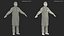 Médico negro africano con mascarilla manchada de sangre y manipulado para Cinema 4D