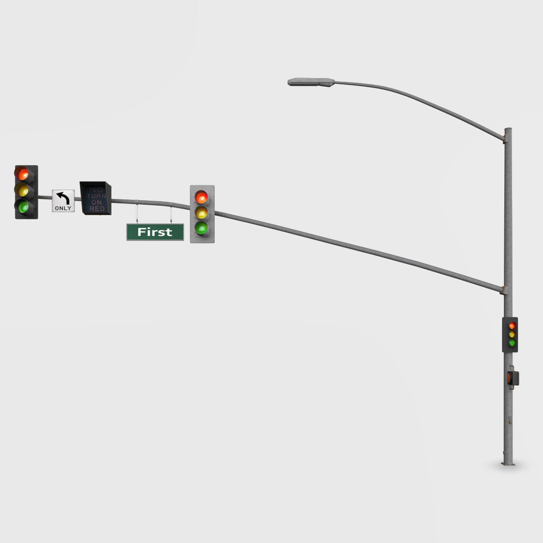 Traffic Signal 3d Model