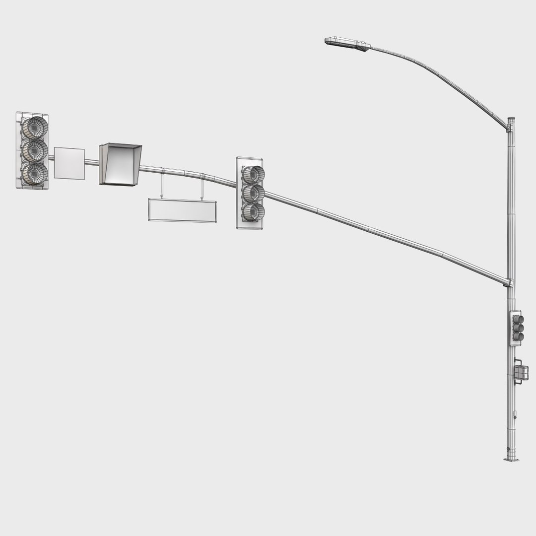 Traffic Signal 3d Model