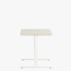 Trotten Desk sit stand beige white 160x80 cm PBR