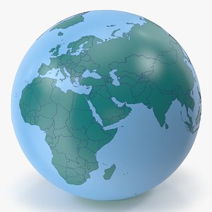 Earth Contour Geopolitical