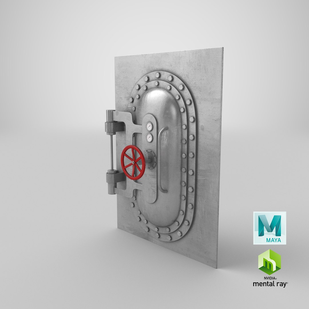 Metal Bunker Door 3D https://p.turbosquid.com/ts-thumb/6h/gSiuQj/3A/stemcell_maya_mental_ray_render/png/1631891787/1920x1080/fit_q87/b838424ef7da381dbba903c95b985c3154b9cd48/stemcell_maya_mental_ray_render.jpg
