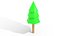 Cartoon Tree - Low Poly 3D