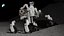 GITAI R1 Lunar Robotic Rover Rigged for Maya