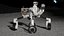 GITAI R1 Lunar Robotic Rover Rigged for Maya