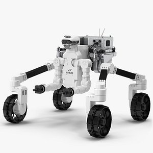GITAI R1 Lunar Robotic Rover Rigged for Maya