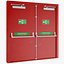 Double Fire Exit Red