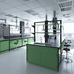 3D model lab laboratory