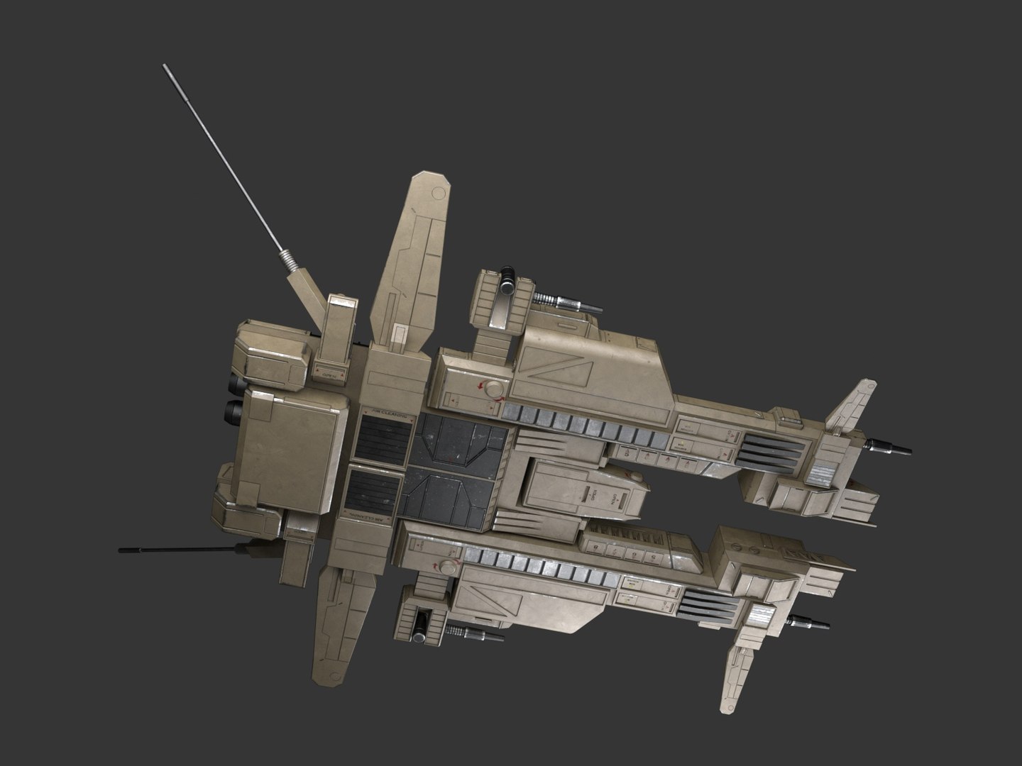 Sci fi ship 3D - TurboSquid 1421377